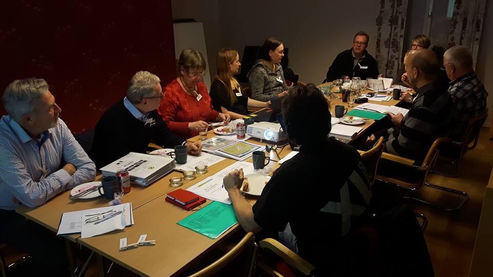 13 personer från 7 Leaderprojekt deltog i projektstartsträffen den 1 dec